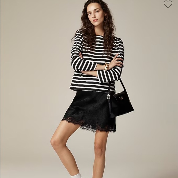 J. Crew  Women’s Classic Mariner Cloth Boatneck T-shirt 3/4 Sleeve Stripe Sz S - Picture 2 of 15